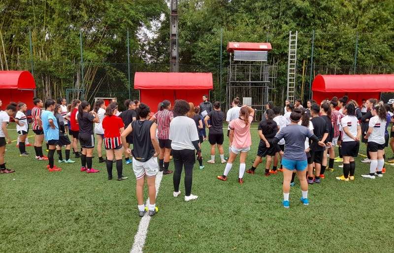 Futebol de base feminino do Sao Paulo